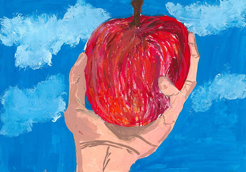 てのうえのりんご